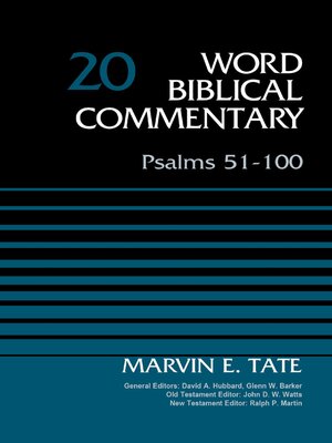 cover image of Psalms 51-100, Volume 20